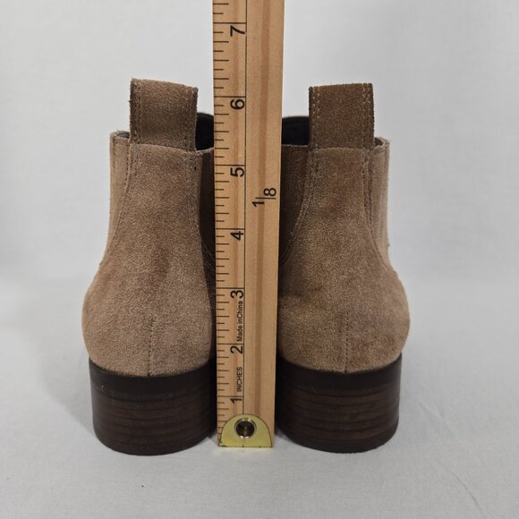 PAUL GREEN Old Money Elevated Basic TAN Suede Leather Chelsea Booties Size 10.5. - Picture 16 of 17